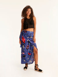 TOURISTA wrap skirt