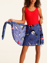 TOURISTA mini wrap skirt