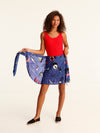 TOURISTA mini wrap skirt