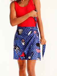 TOURISTA mini wrap skirt