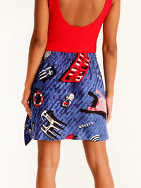 TOURISTA mini wrap skirt