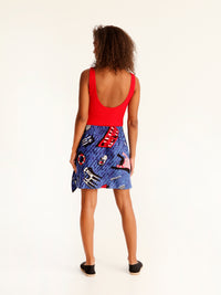 TOURISTA mini wrap skirt