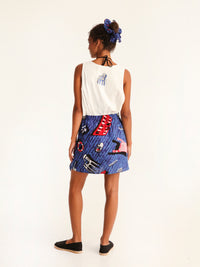 TOURISTA mini wrap skirt