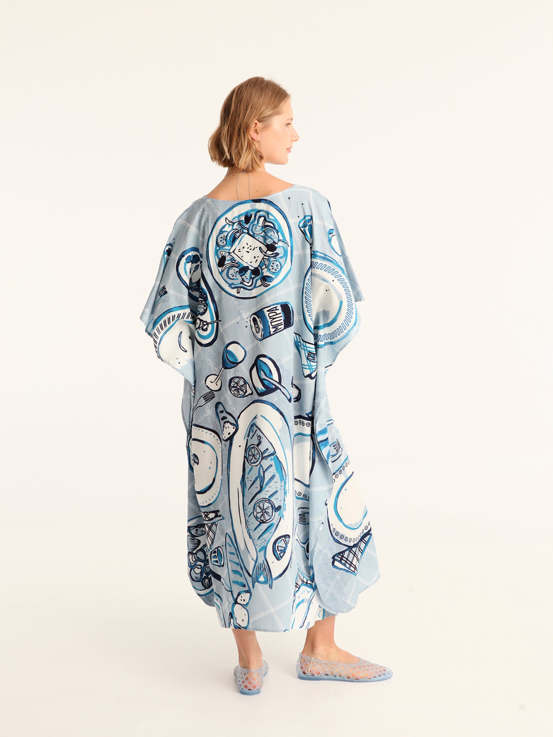 BON APPETIT maxi square caftan