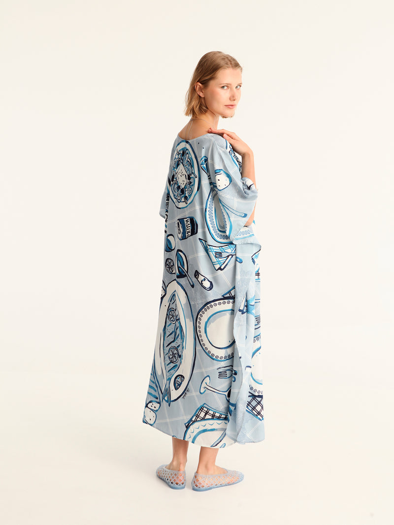 BON APPETIT maxi square caftan