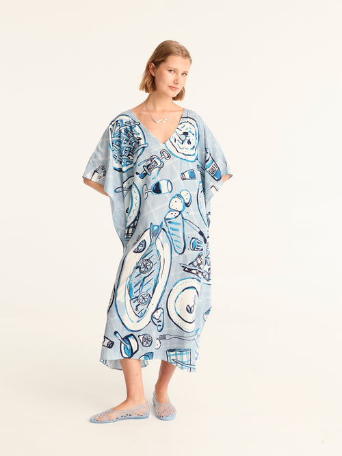 BON APPETIT maxi square caftan