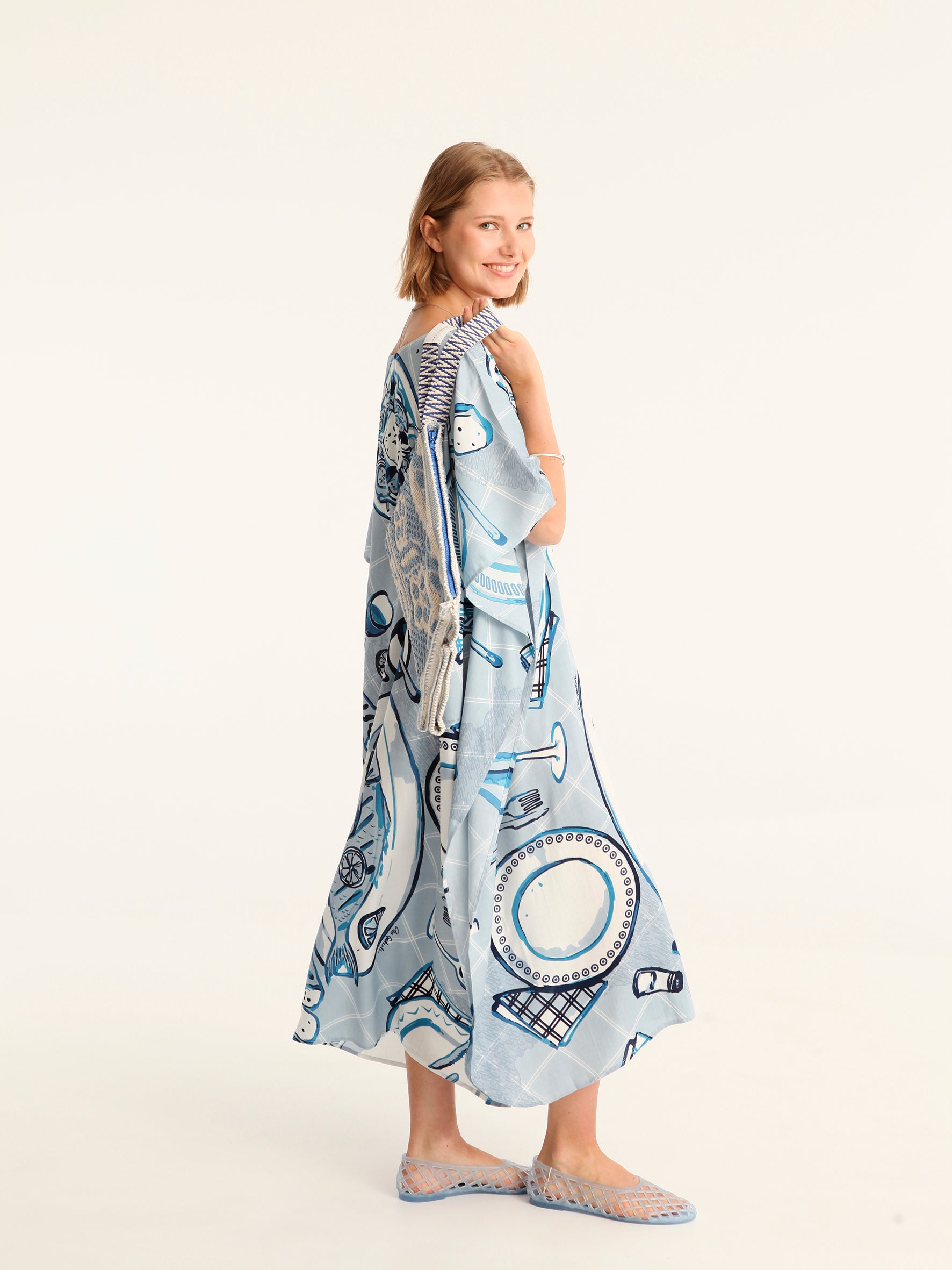 BON APPETIT maxi square caftan