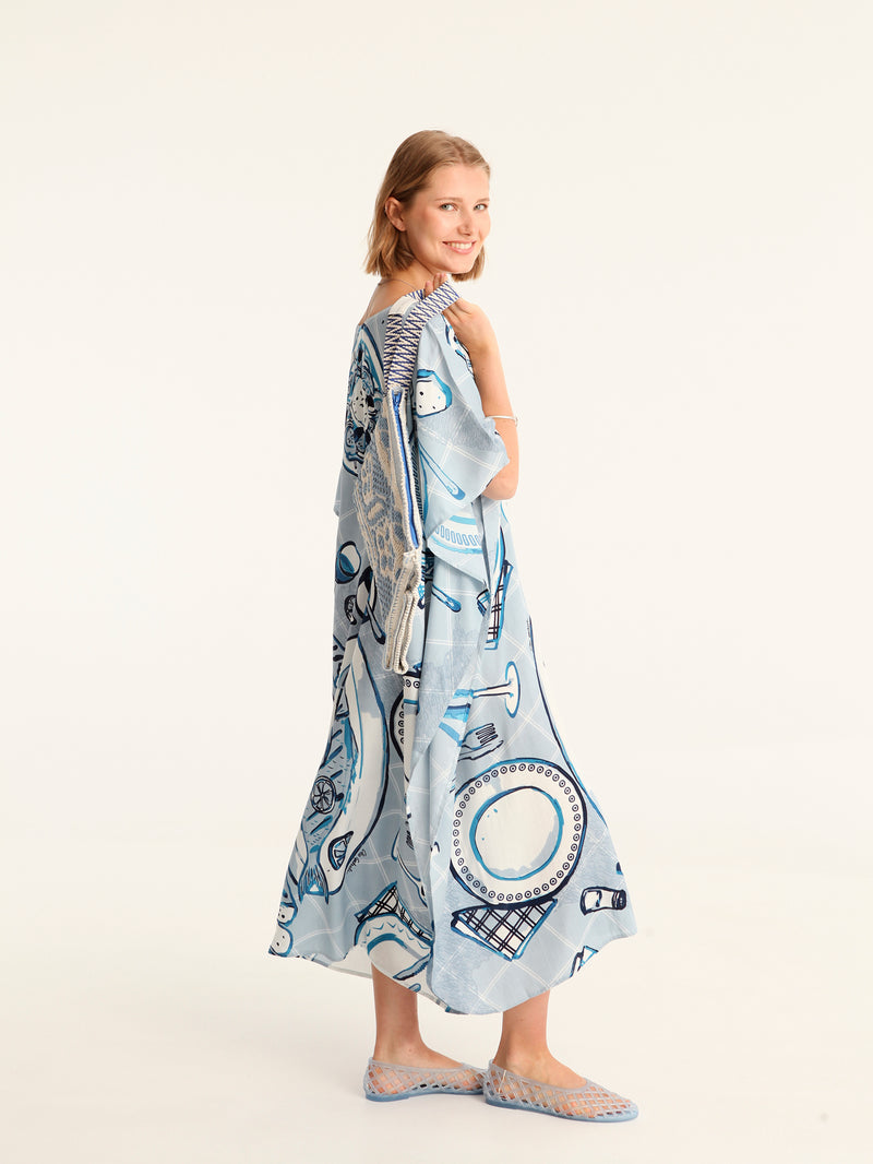 BON APPETIT maxi square caftan