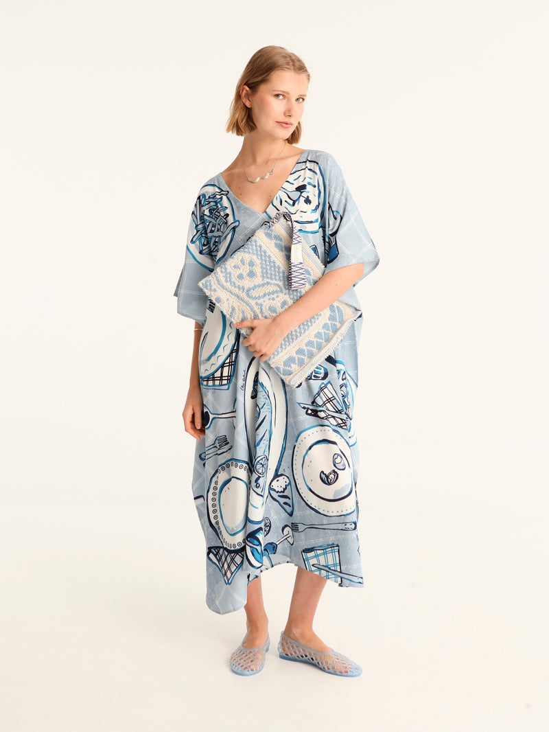BON APPETIT maxi square caftan