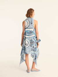 BON APPETIT pareo vest with coconut button