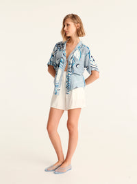 BON APPETIT cropped shirt