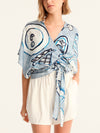 BON APPETIT wrap kimono top