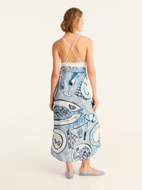 BON APPETIT wrap skirt
