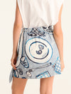 BON APPETIT mini wrap skirt