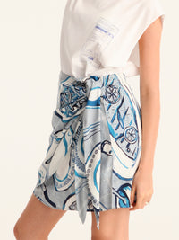 BON APPETIT mini wrap skirt