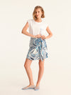 BON APPETIT mini wrap skirt