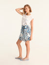 BON APPETIT mini wrap skirt