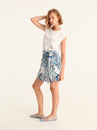 BON APPETIT mini wrap skirt