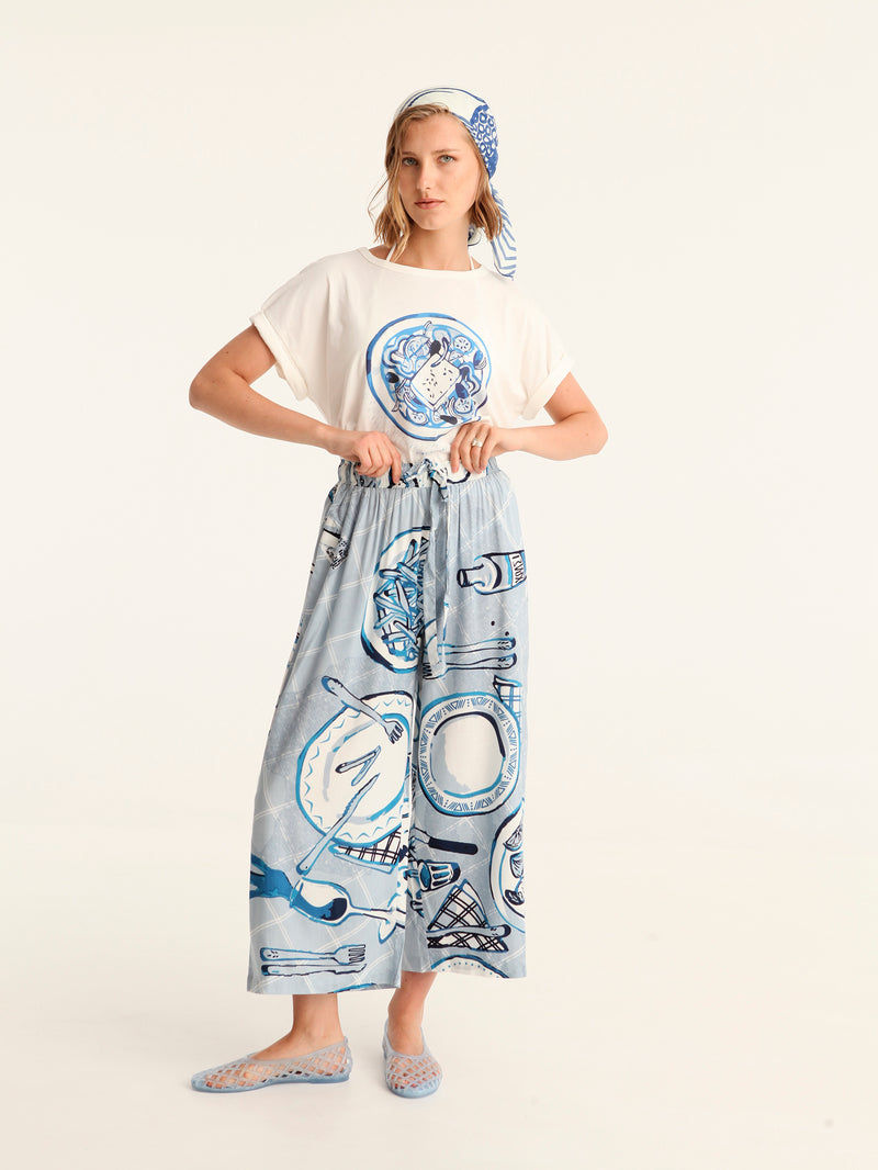 BON APPETIT loose leg pants