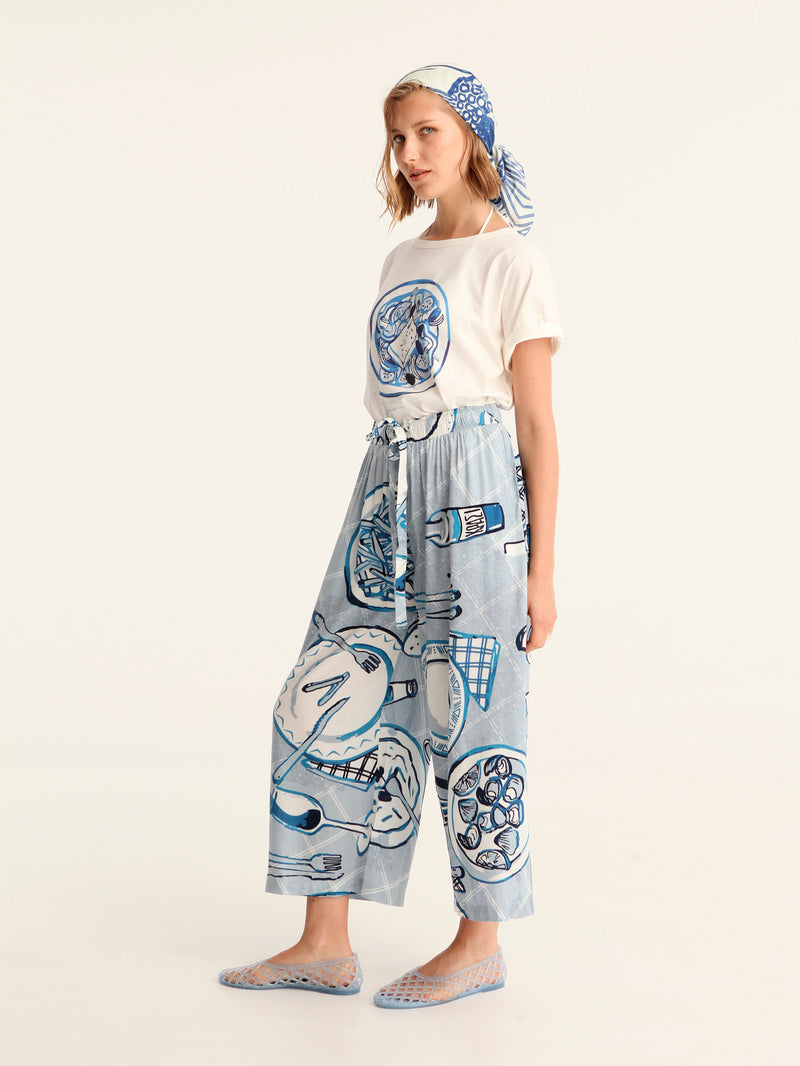 BON APPETIT loose leg pants