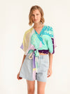 SPRITE wrap kimono top