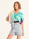 SPRITE wrap kimono top