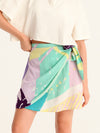 SPRITE mini wrap skirt
