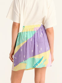 SPRITE mini wrap skirt