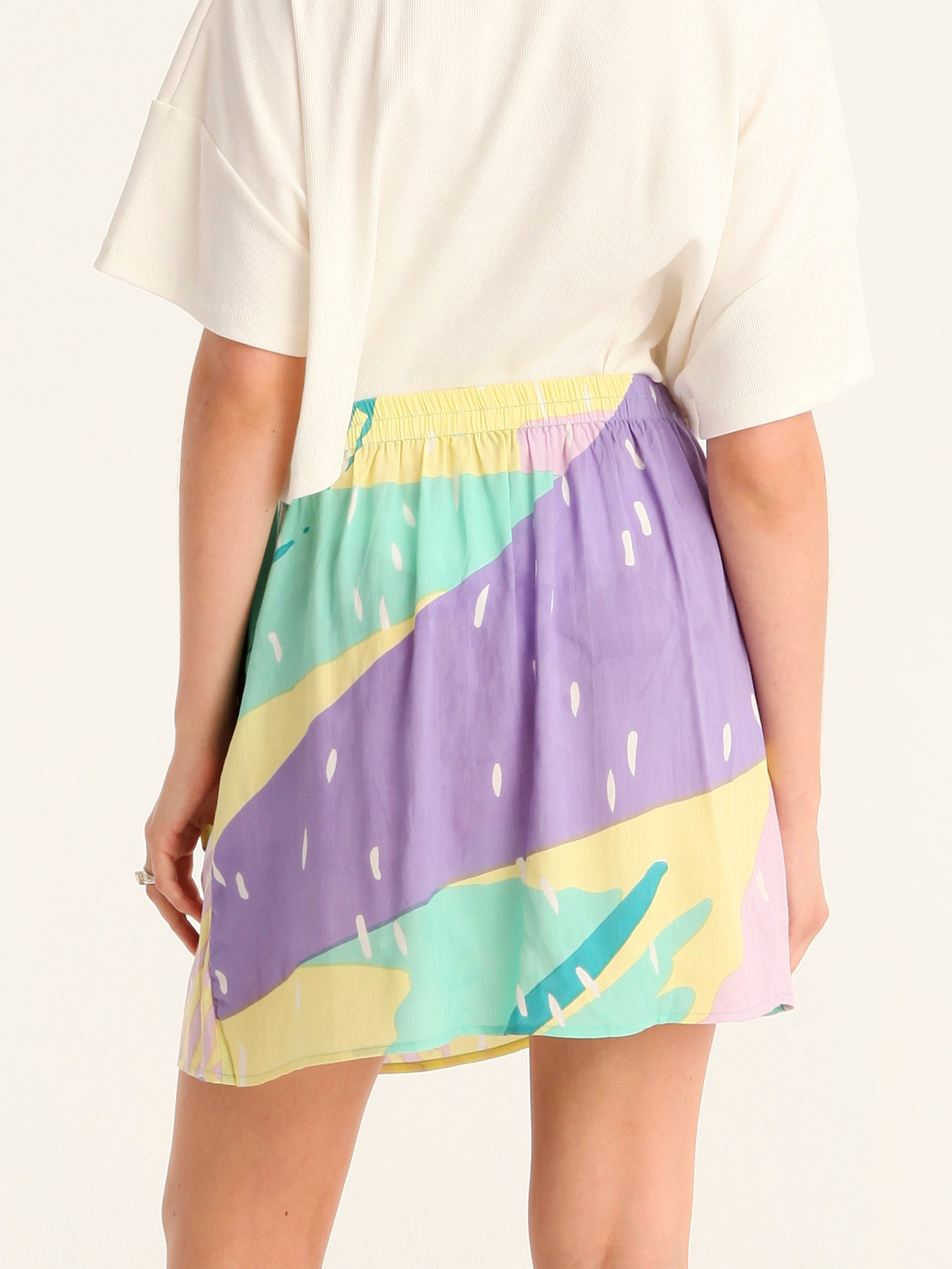 SPRITE mini wrap skirt