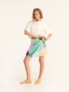 SPRITE mini wrap skirt