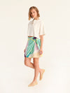 SPRITE mini wrap skirt