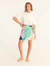 SPRITE mini wrap skirt
