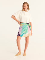SPRITE mini wrap skirt