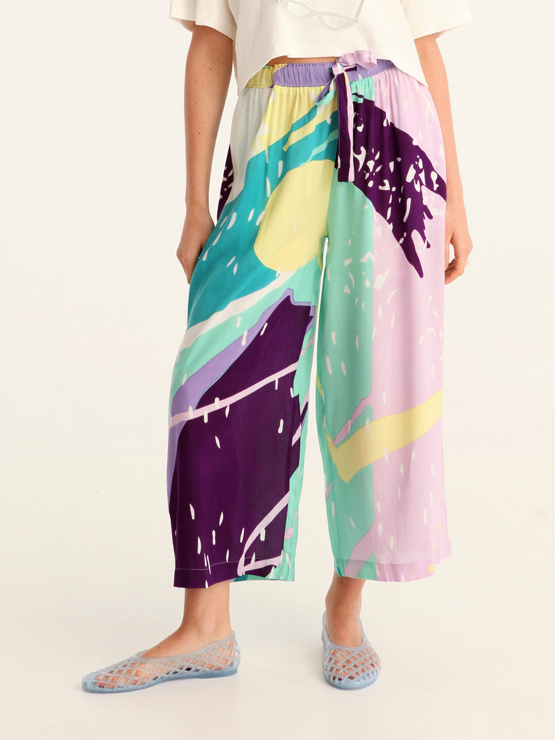 SPRITE loose leg pants