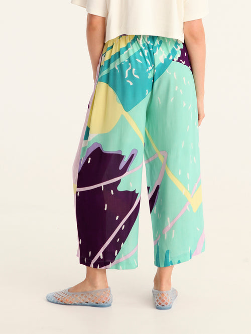 SPRITE loose leg pants