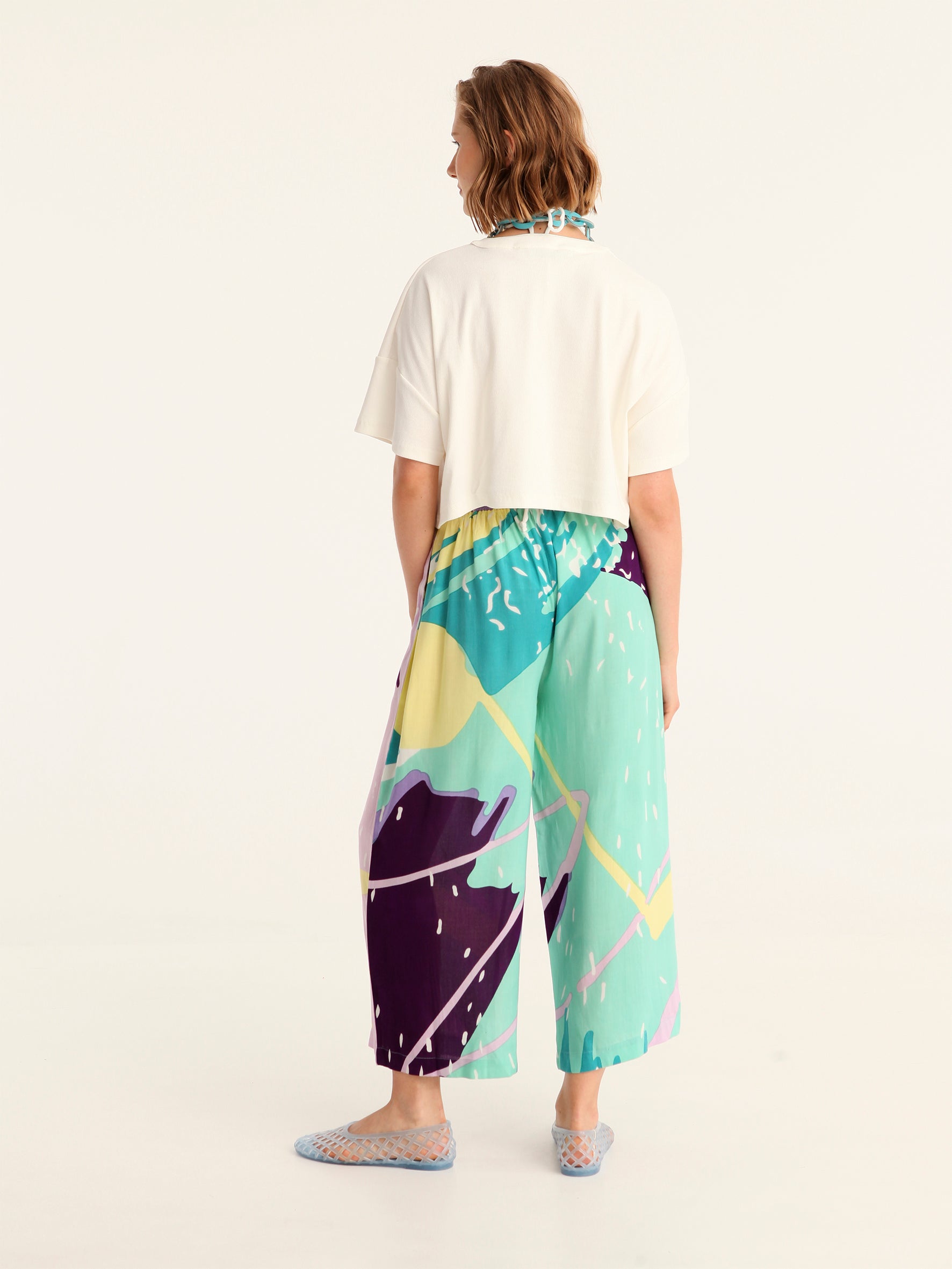 SPRITE loose leg pants