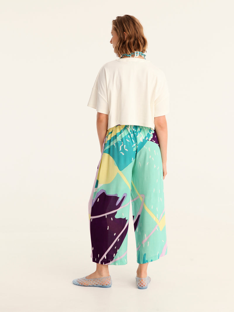 SPRITE loose leg pants