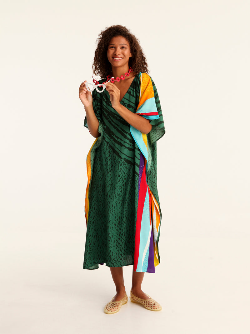 MESSINA maxi square caftan