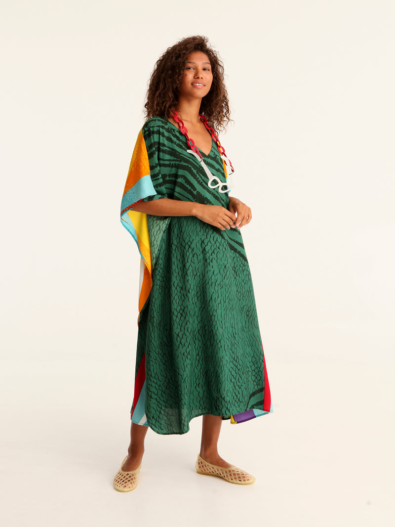 MESSINA maxi square caftan