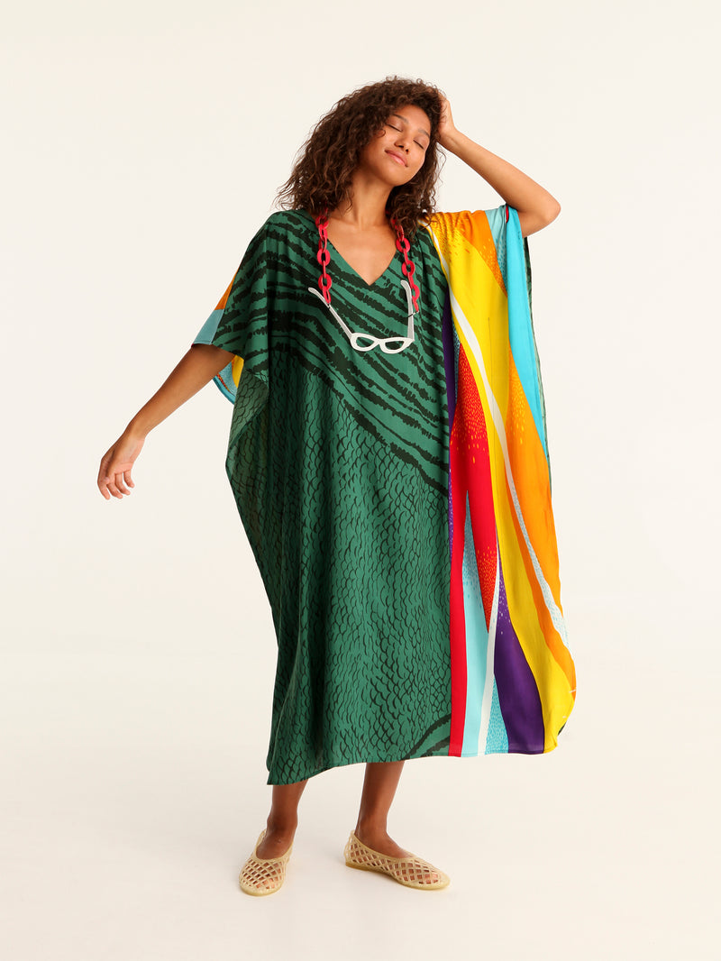 MESSINA maxi square caftan