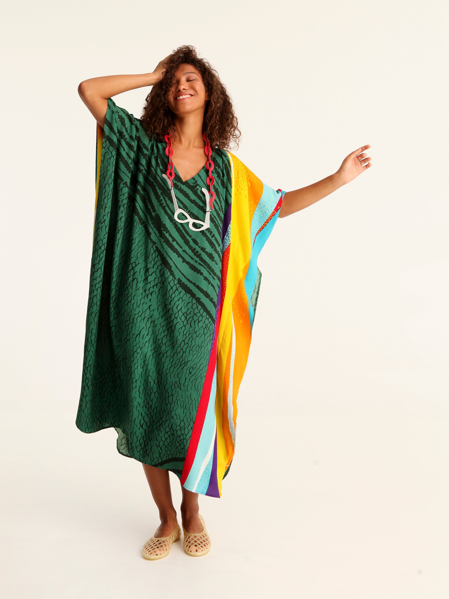 MESSINA maxi square caftan