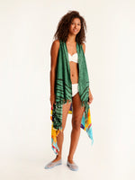 MESSINA pareo vest with coconut button