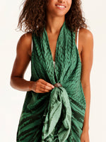 MESSINA pareo vest with coconut button