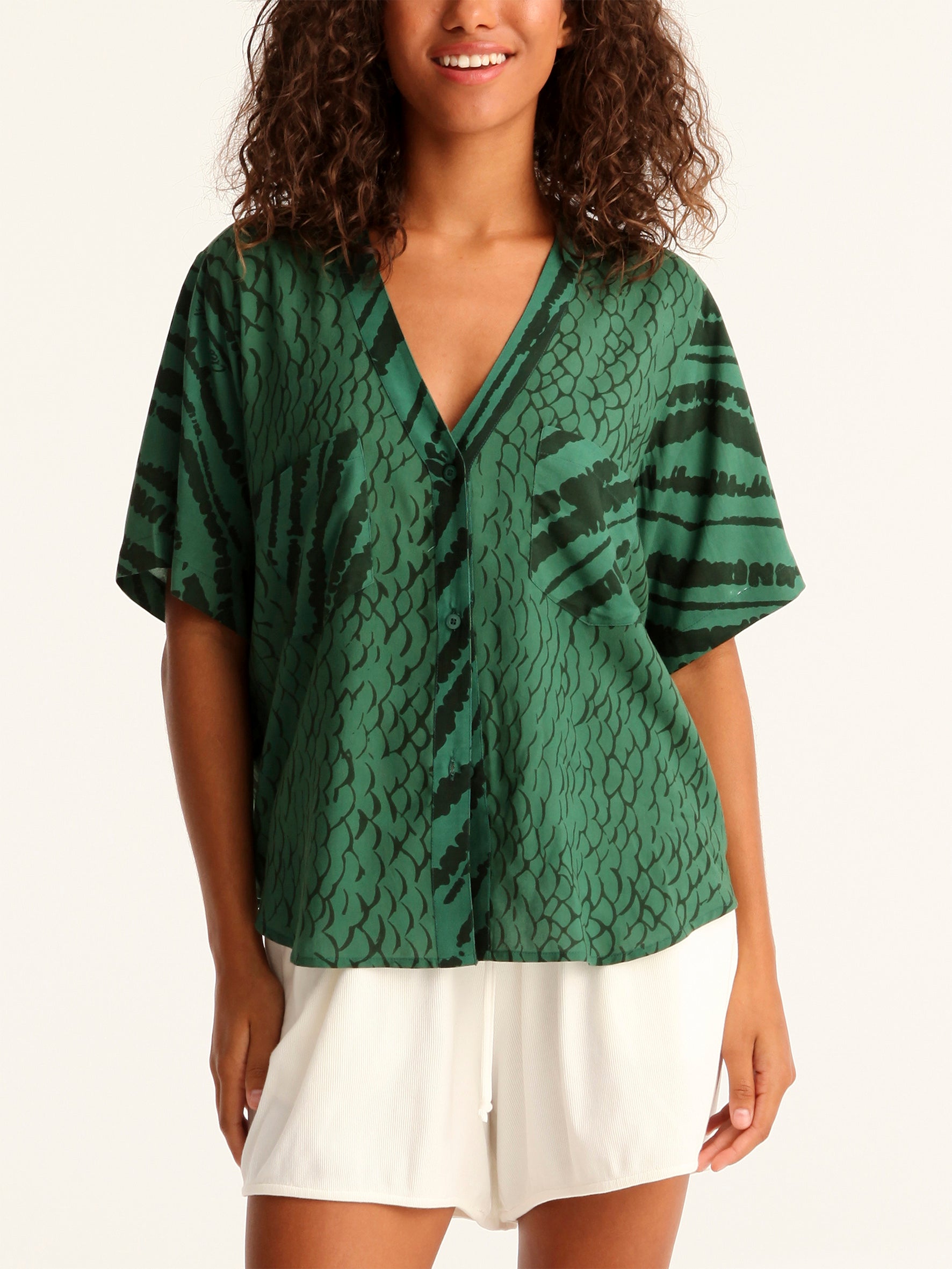 MESSINA cropped shirt