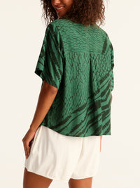 MESSINA cropped shirt
