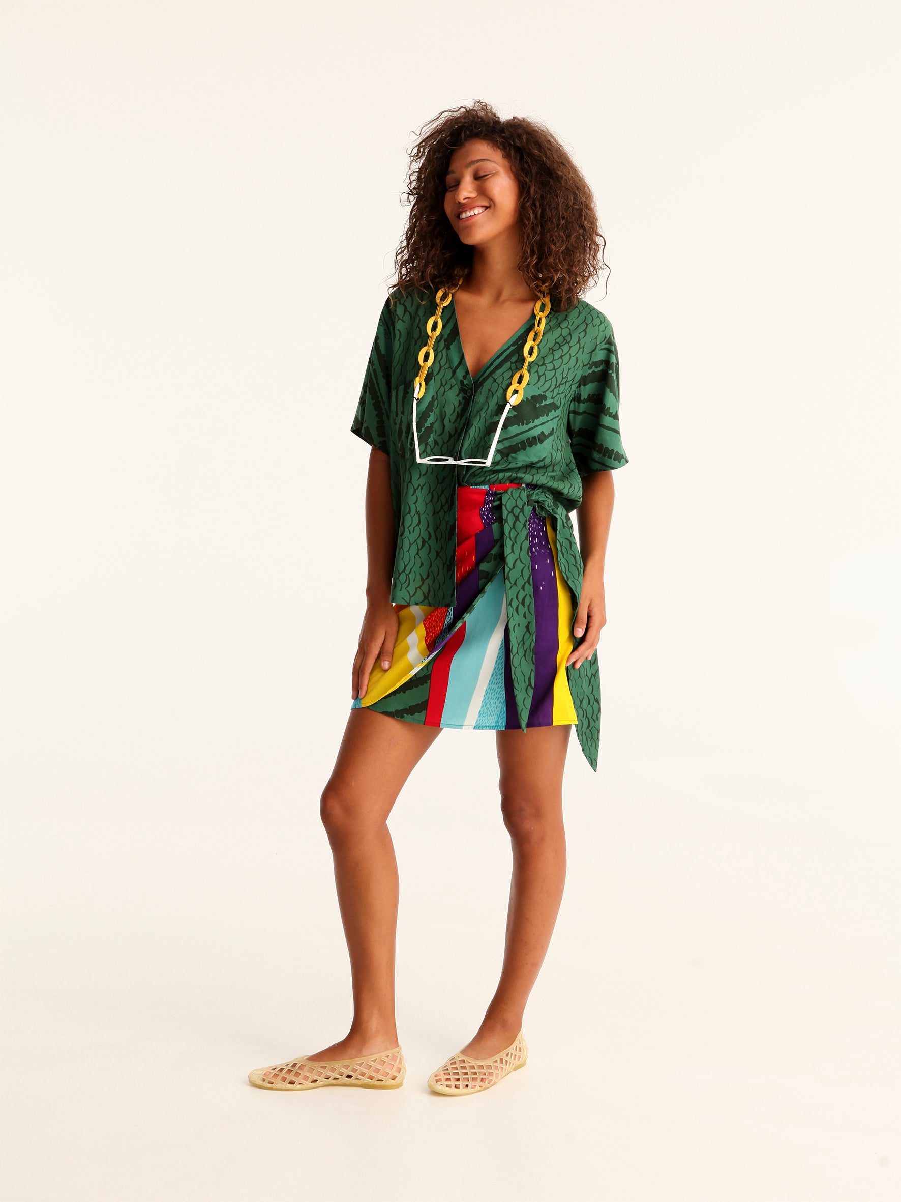 MESSINA cropped shirt