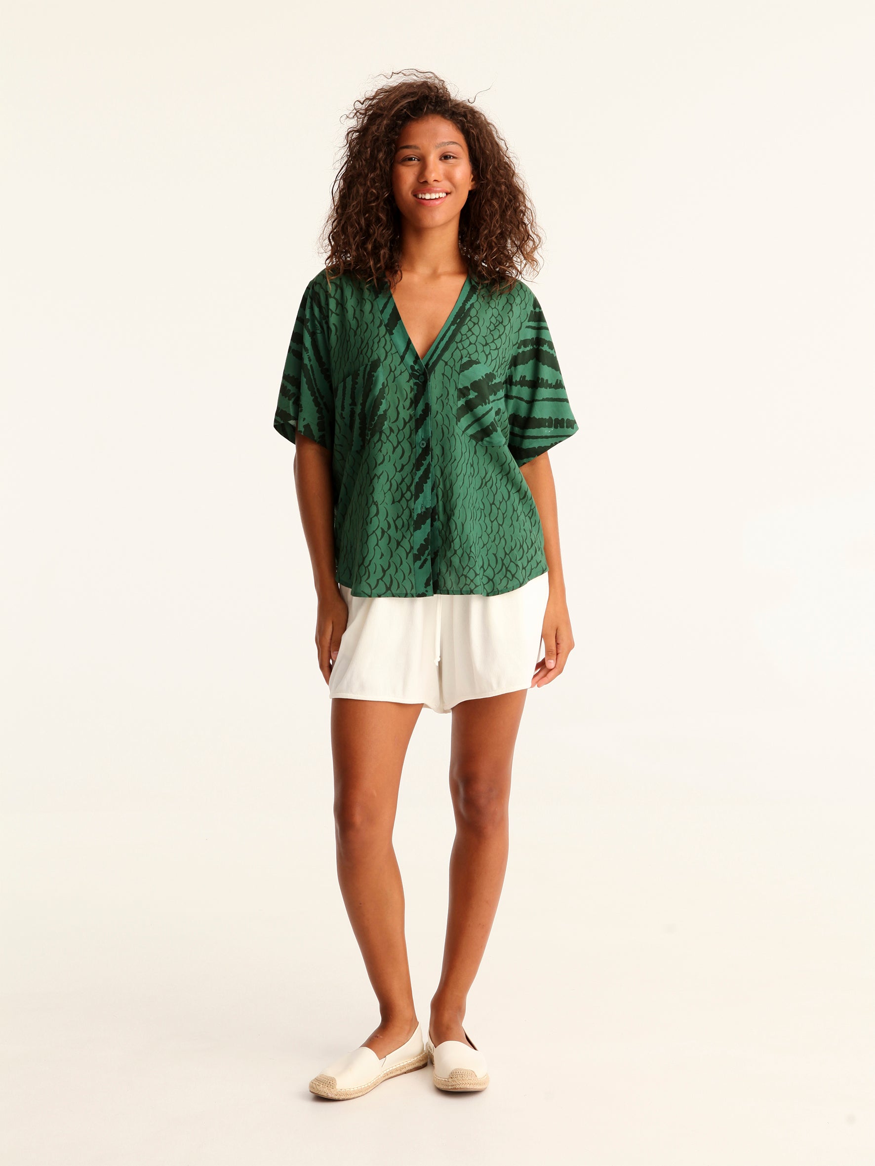 MESSINA cropped shirt