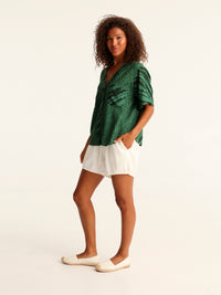 MESSINA cropped shirt