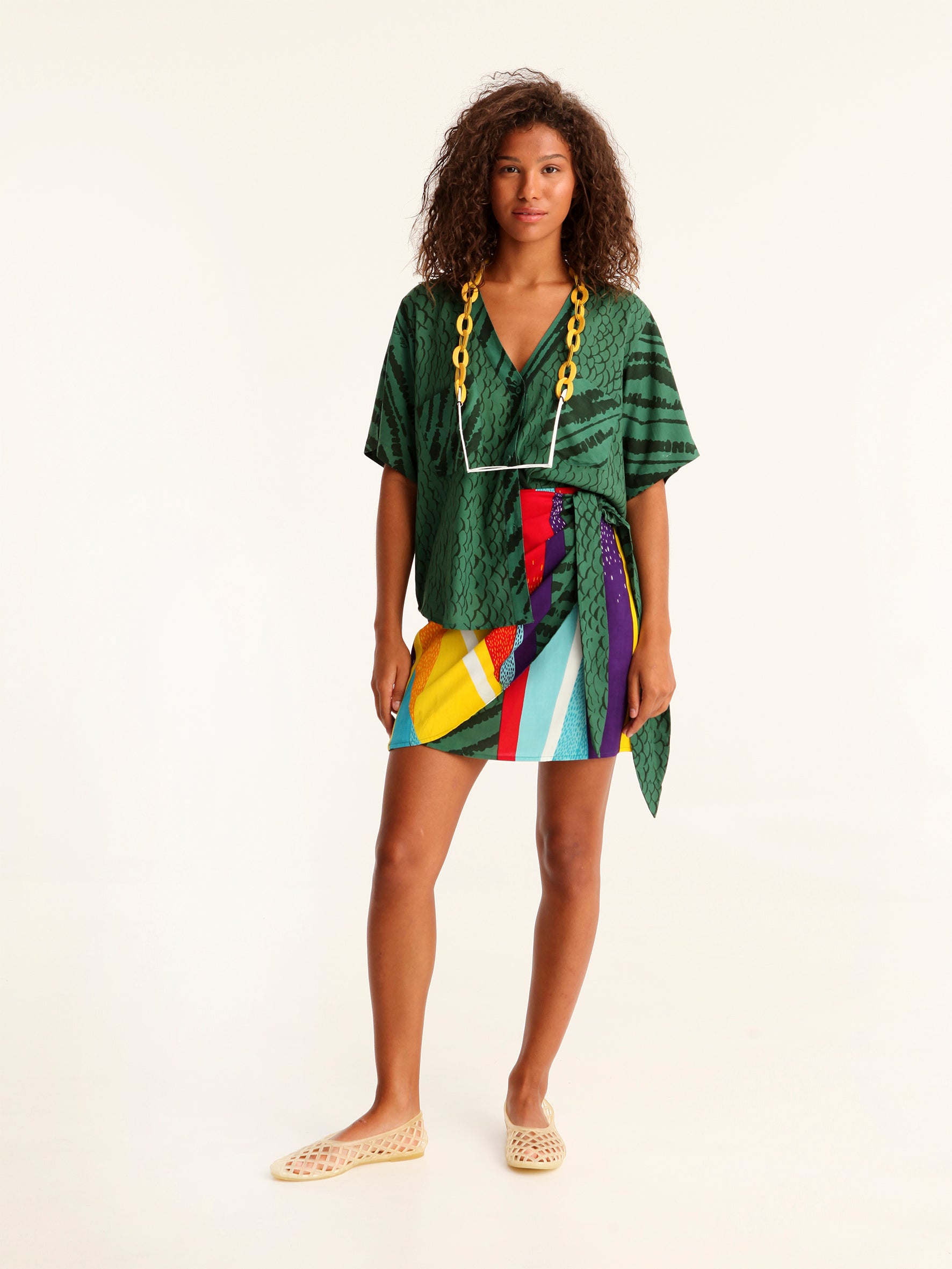 MESSINA cropped shirt