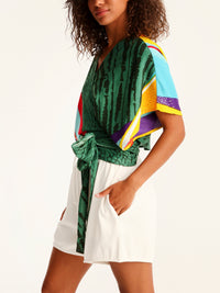 MESSINA wrap kimono top